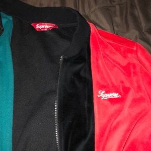 A Gucci stripe supreme velour